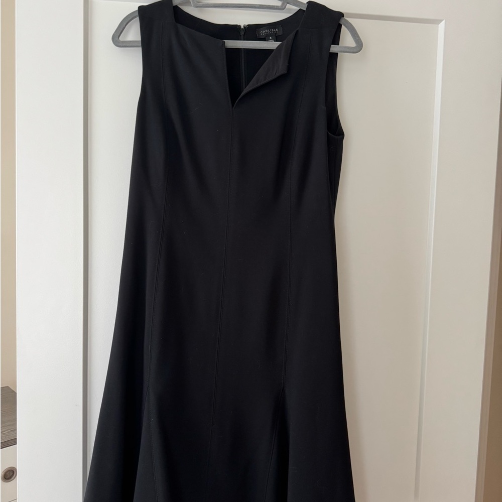 Carlisle Classic Black Midi Dress